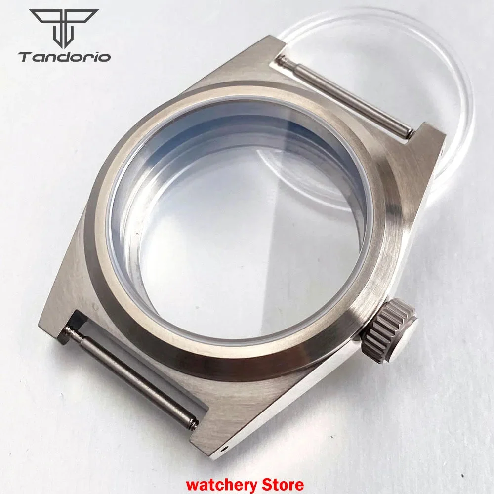 Tandorio Unimatic U2 Watch Case 38mm Brushed Watch Case Sapphire 20ATM fit NH35 NH36 NH38 ETA2824 Automatic Movement Watch Parts 1005008875321766-soild back-fit ETA2824 PT5000 38 mm kol saati