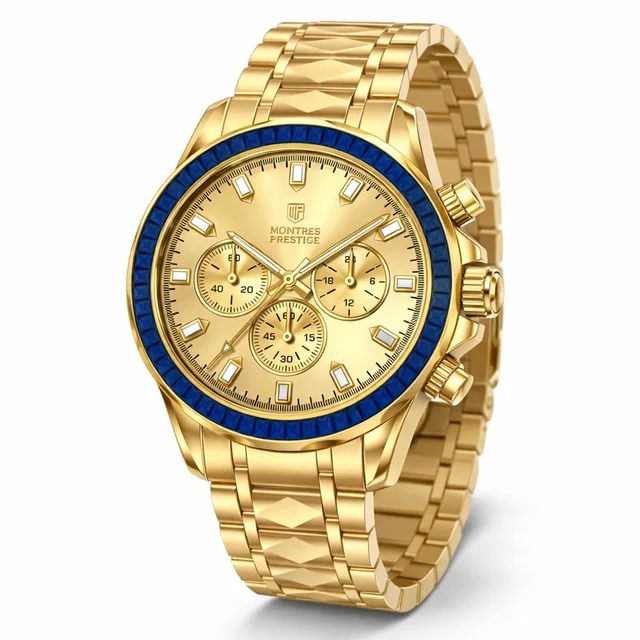 Montres Prestige InvictaMen's Watch - 44.5mm. Gold (MPW-0337) kol saati