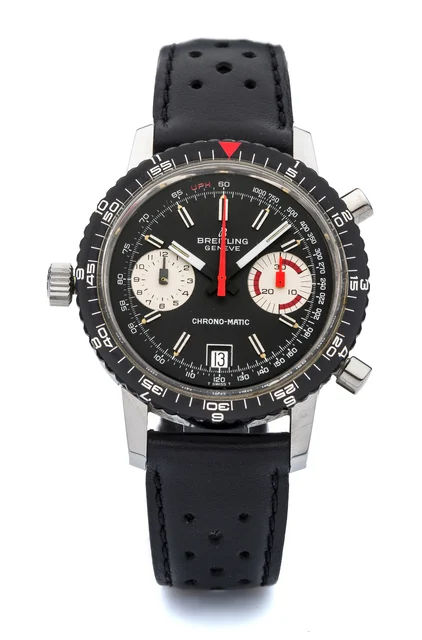 Breitling BREITLING, REF. 2110, CHRONO-MATIC A fine, attractive, self-winding chronograph