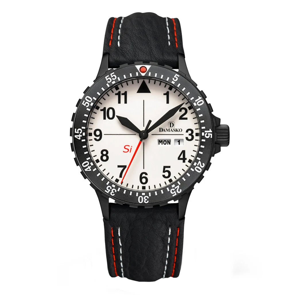 Damasko German Automatic Watch with Damest Coated Case #DK11BK-60 44 mm kol saati