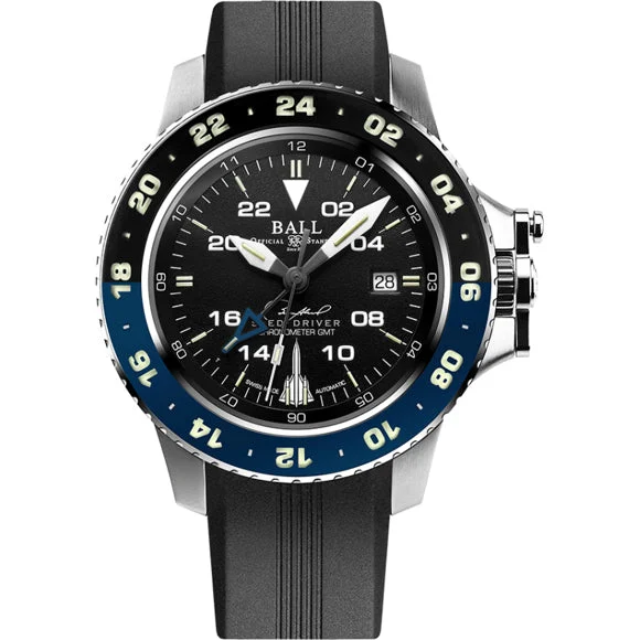 Ball Engineer Hydrocarbon AeroGMT Sled Driver (42 mm) DG2018C-P17C-BK 42 mm kol saati