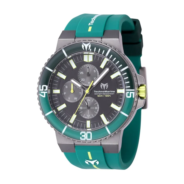 Technomarine Racing Legends Watch - 43mm. Green (TM-525034) kol saati