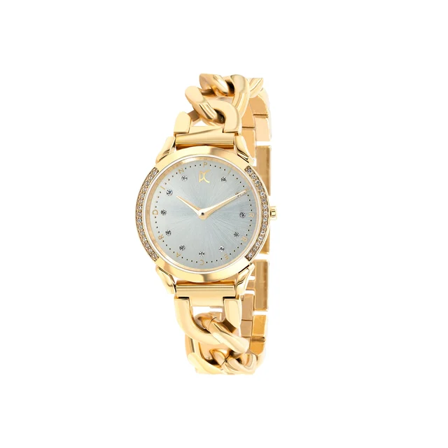 PIGALLE WOMENS Pigalle Gold Watch with Crystals and Metal Chain Link Strap CPI.2574 kol sa
