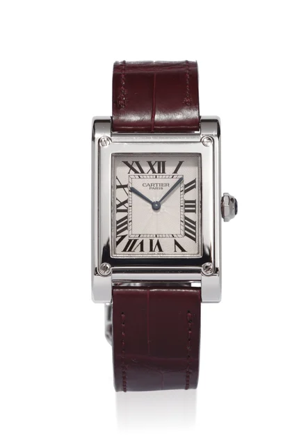 Cartier CARTIER, REF. 2485D, TANK A VIS, PLATINUM kol saati