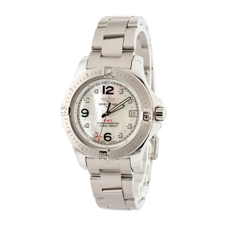Breitling Colt Mother Of Pearl Dial A7738811A769 33 mm kol saati