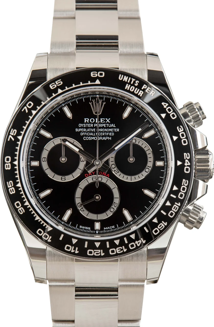 Rolex Cosmograph Daytona Ref. 126500 Black Dial 126500LN 40 mm kol saati