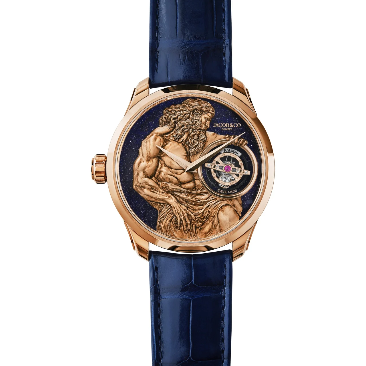 Jacob & Co. Jacob & Co. God of Time JA060.40.AA.AA.ABALA 37 mm kol saati