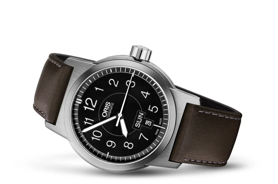 Oris Sportsman Day Date 01 735 7640 4164-07 5 22 55 42 mm kol saati