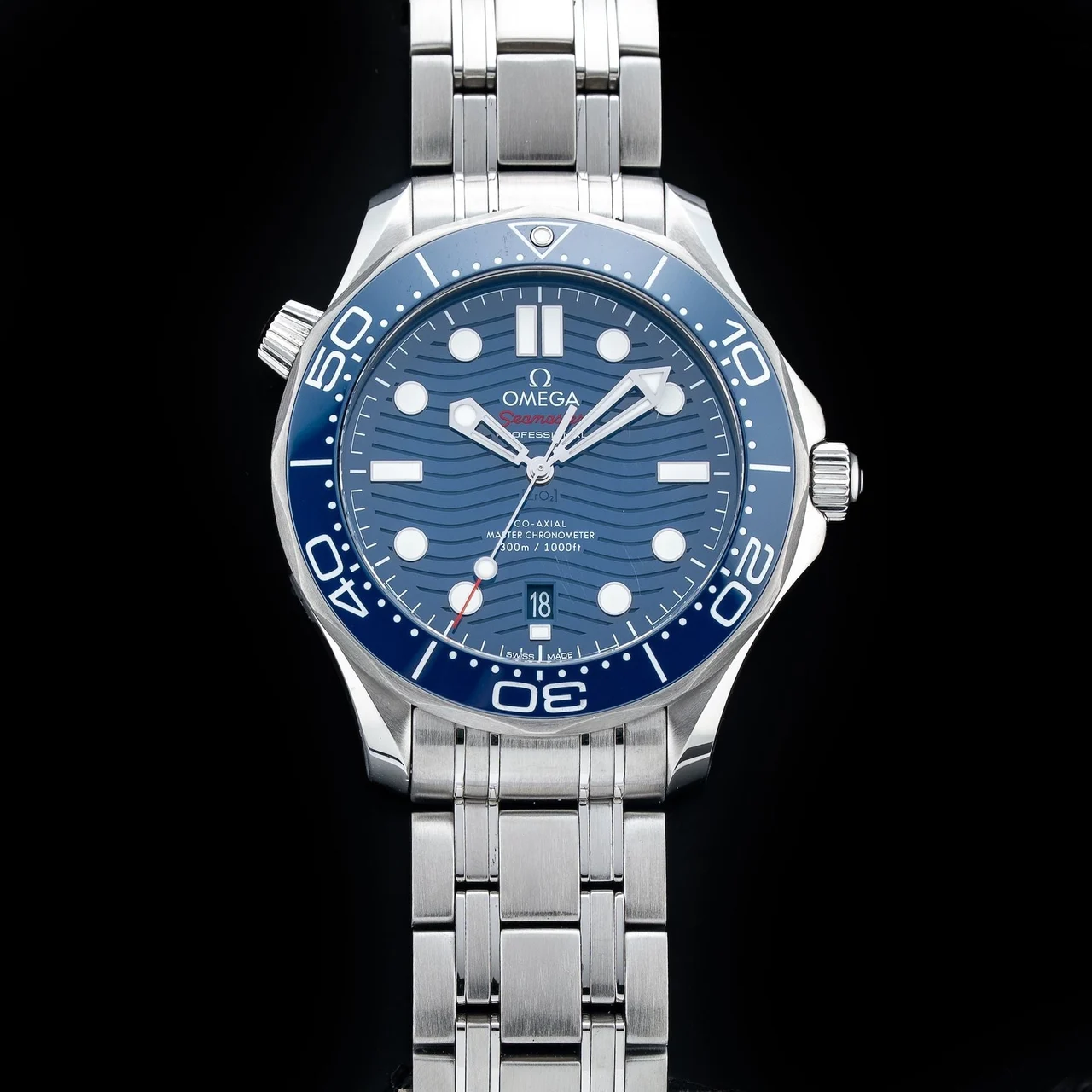 OMEGA Seamaster Diver 300M Co-Axial Master Chronometer On Bracelet 210009N32162 42 mm kol saati