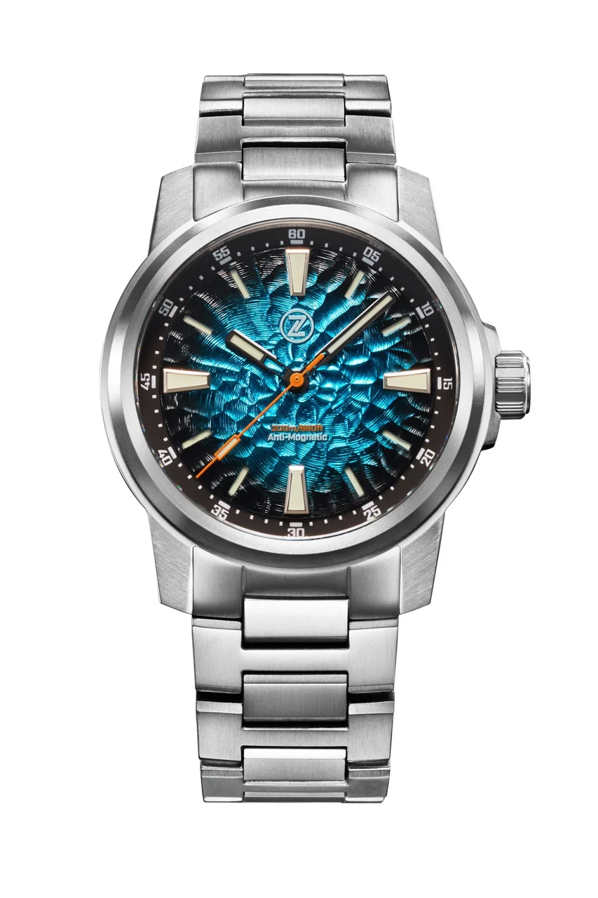 Zelos Aurora Field 42mm Ti 'Teal' 42 mm kol saati