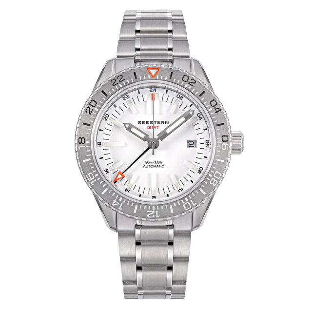 Sugess Seestern S474 GMT White Dial seestern-s474-gmt-white-dial kol saati