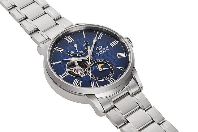 Orient Star Mechanical Moon Phase RE-AY0103L kol saati
