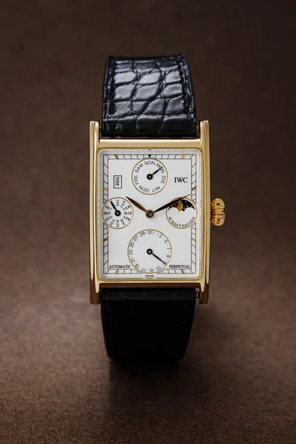 IWC Novecento Perpetual Calendar Ref. 3545 18k Incl. Service kol saati