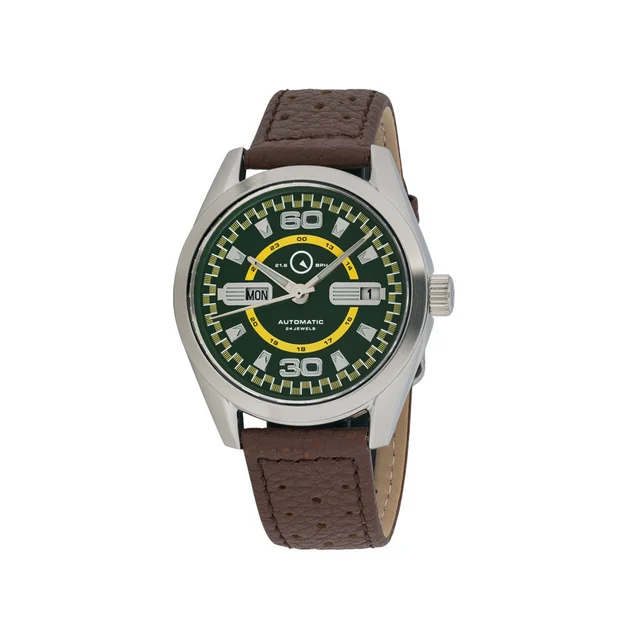 Islander DPA Automatic Watch with Green and Yellow Dial #ISL-137 kol saati