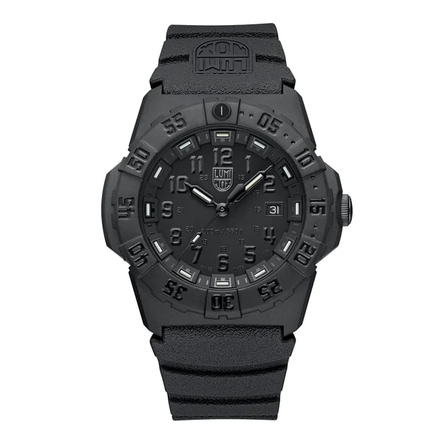Luminox Navy SEAL 3550, 44 mm, Military Dive Watch, Blackout XS.3551.BO kol saati