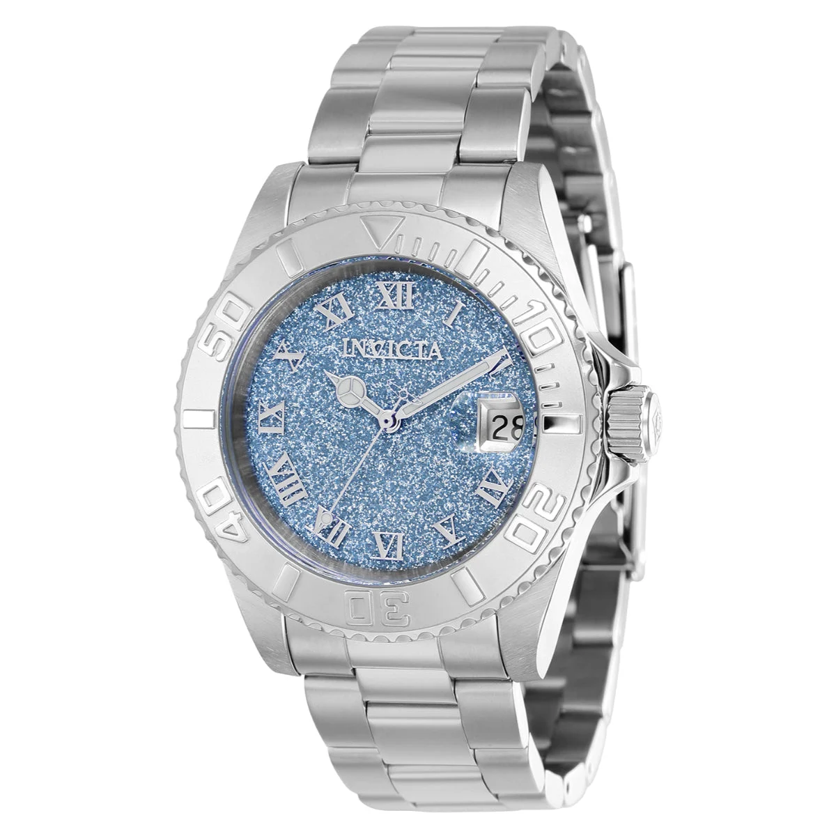 Invicta Angel Aureborne Swiss Ronda 515 Caliber Watch - 40mm. Steel (40160) 40 mm kol saati
