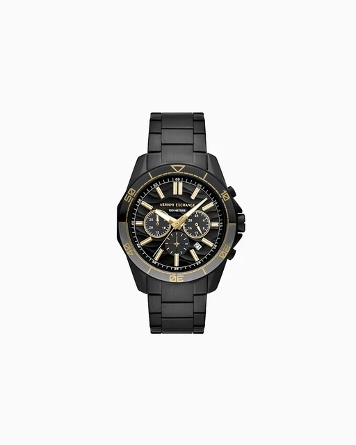 Armani Exchange Multifunction Gunmetal Stainless Steel Watch AX1963 kol saati