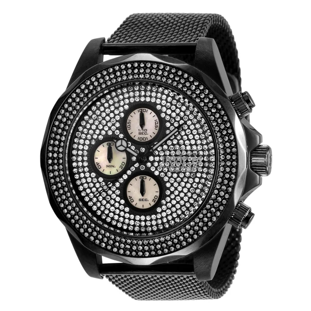 Invicta Grand Diver Watch w/ Mother of Pearl Dial - 47mm. Black (35645) kol saati