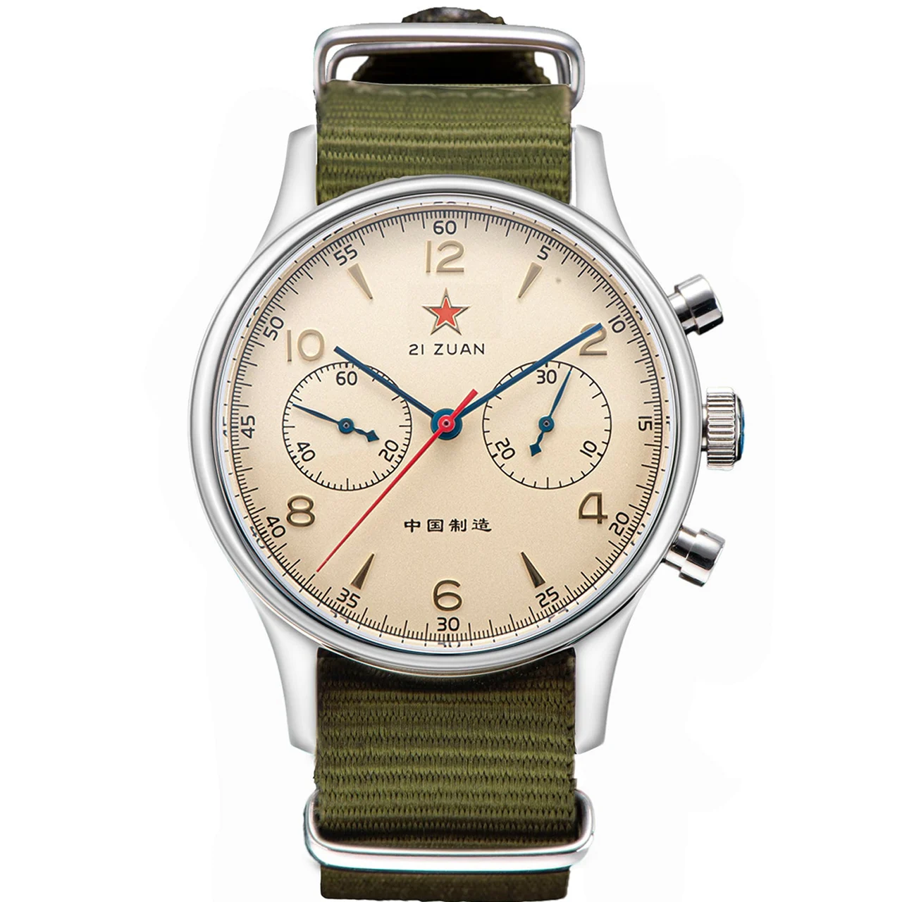 Sugess NATO帶 40 1963 蓝宝石 NATO帶 40 mm kol saati