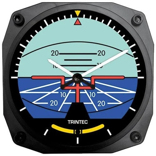 Trintec Inch Aviation Instrument Shaped Quartz Wall Clock #9063 kol saati