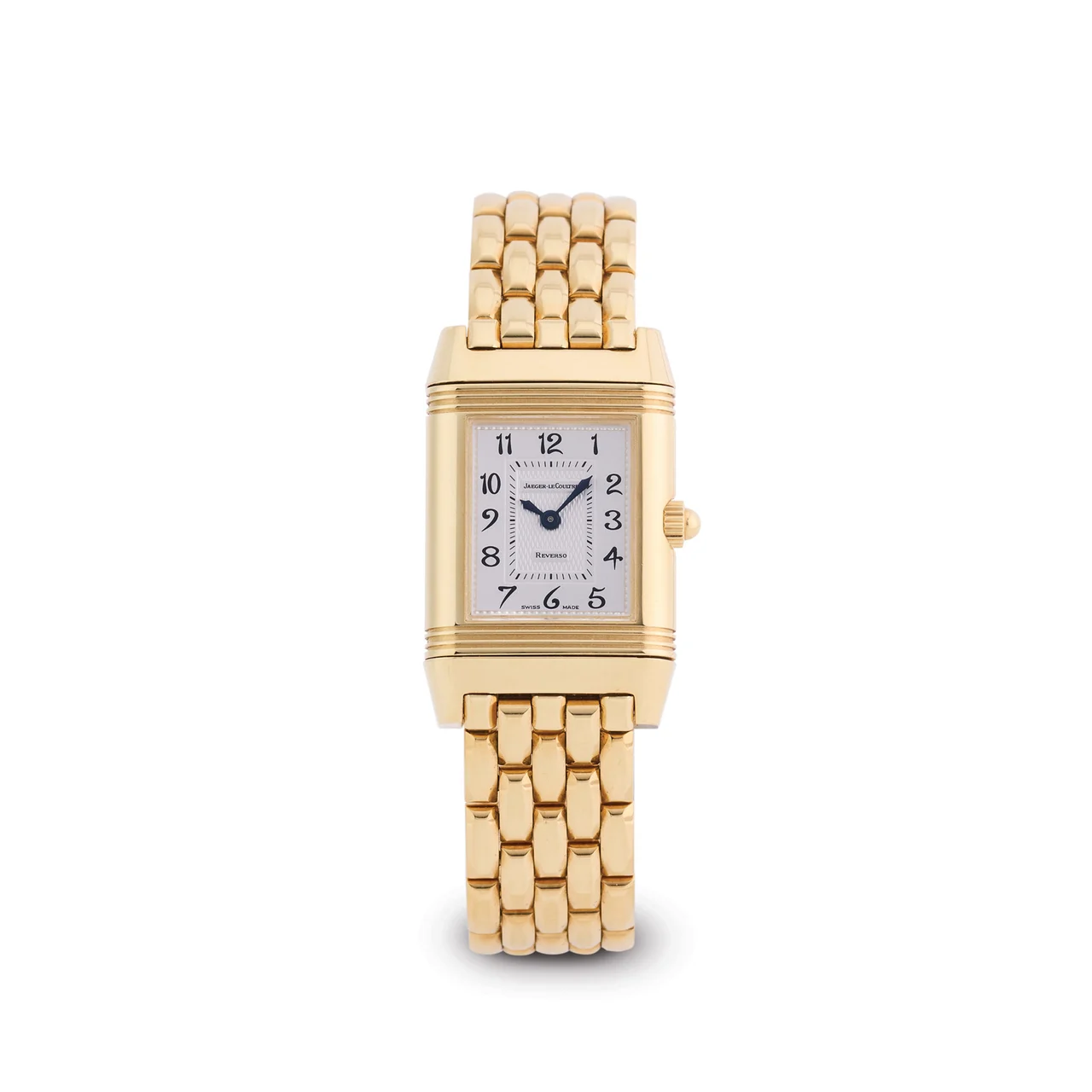 Jaeger-Lecoultre JAEGER-LECOULTRE, REF. 266.1.44, REVERSO DUETTO JOAILLERIE, MOP, DIAMOND, 18K YELLOW GOLD kol saati