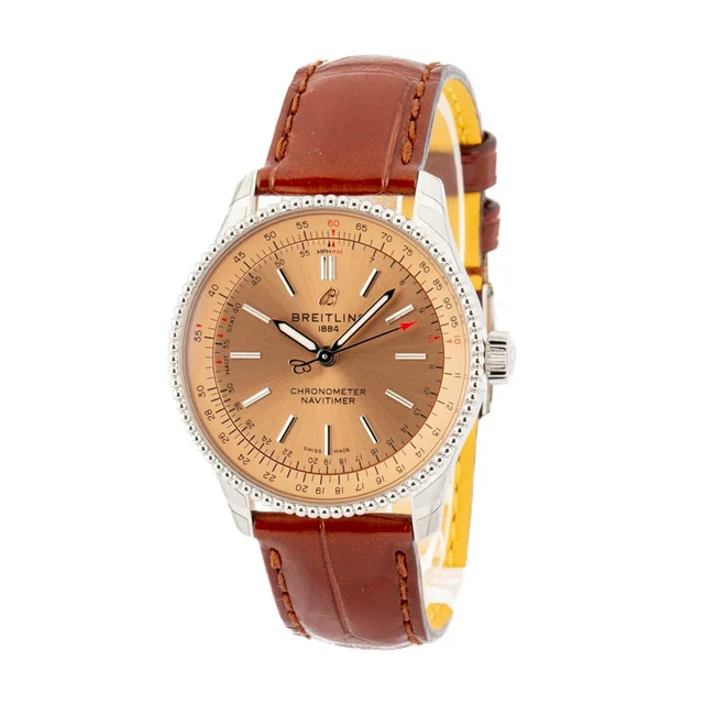 Breitling Navitimer Automatic 35 Copper Dial A17395201K1P1 kol saati