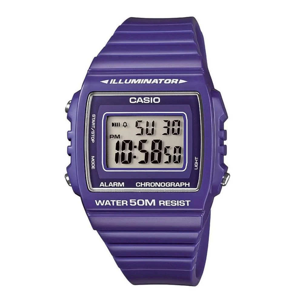 Casio W-215H-6AVDF-P 41 mm kol saati