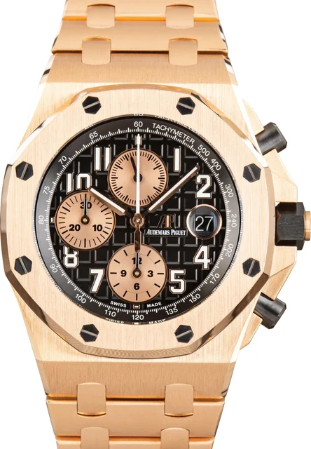 Audemars Piguet Royal Oak Offshore Black Mega Tapisserie Dial 26470OR.OO.1000OR.03.A kol s