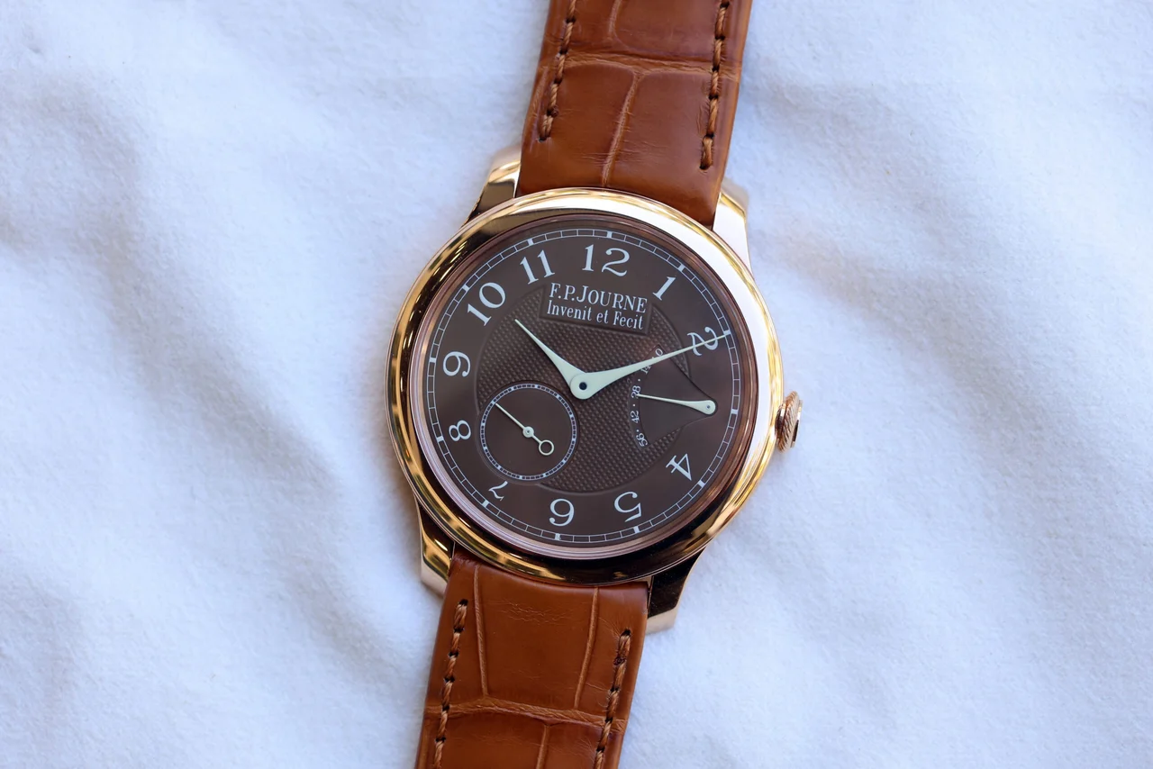 F.P. Journe CHRONOMETRE SOUVERAIN Havana ref. CS in Rose Gol 40 mm kol saati