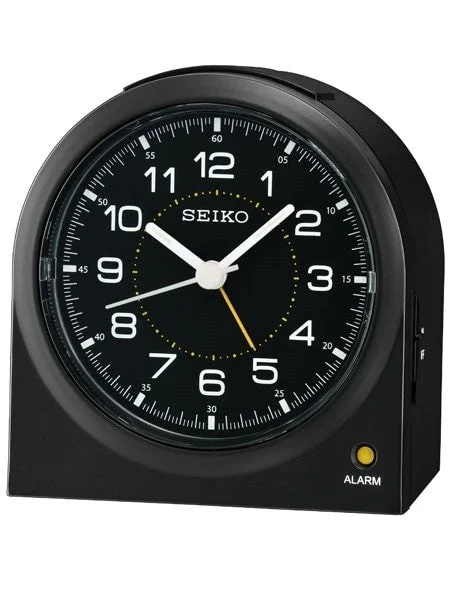 Seiko Alarm Clock with Snooze Bar and Quiet-Sweep #QHE085KLH kol saati