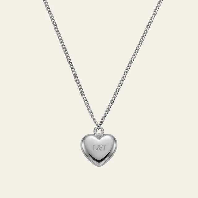 Default Ocean Heart Halskette Silber PH-JE-2264 kol saati