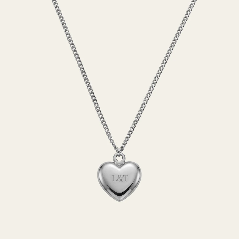Default Ocean Heart Halskette Silber PH-JE-2264 kol saati