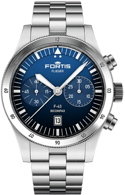 Fortis Flieger FS021 - Steel kol saati