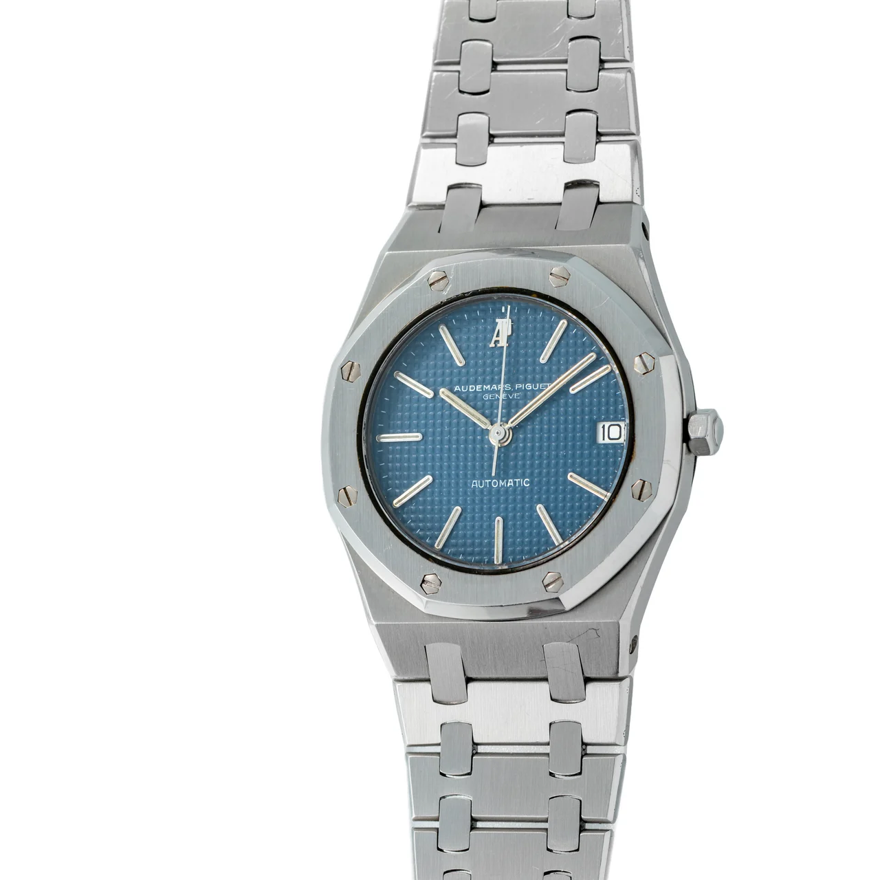 Audemars Piguet AUDEMARS PIGUET REF. ST4100, ROYAL OAK , STEEL, BLUE DIAL kol saati