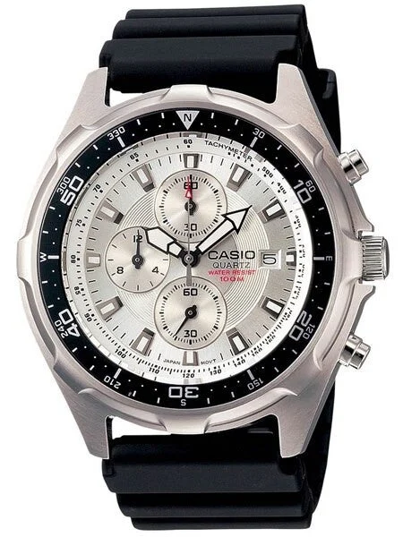 Casio Marine Gear Diver's Sports Analog Chronograph Watch #AMW330-7A kol saati