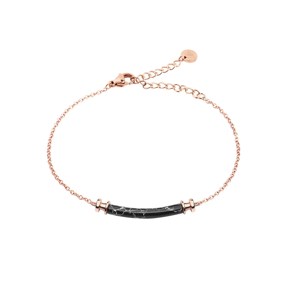 Paul Hewitt Starboard Armkette Roségold Black Marble PH-B-BM-R kol saati