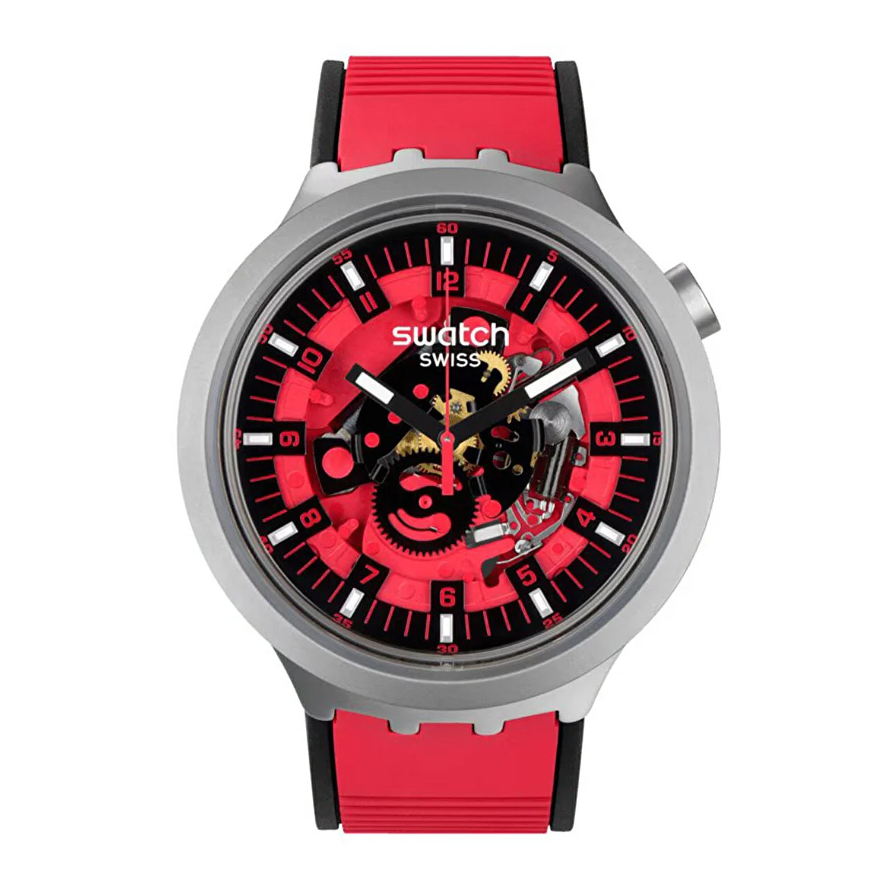 Swatch Red Juicy SB07S110 47 mm kol saati
