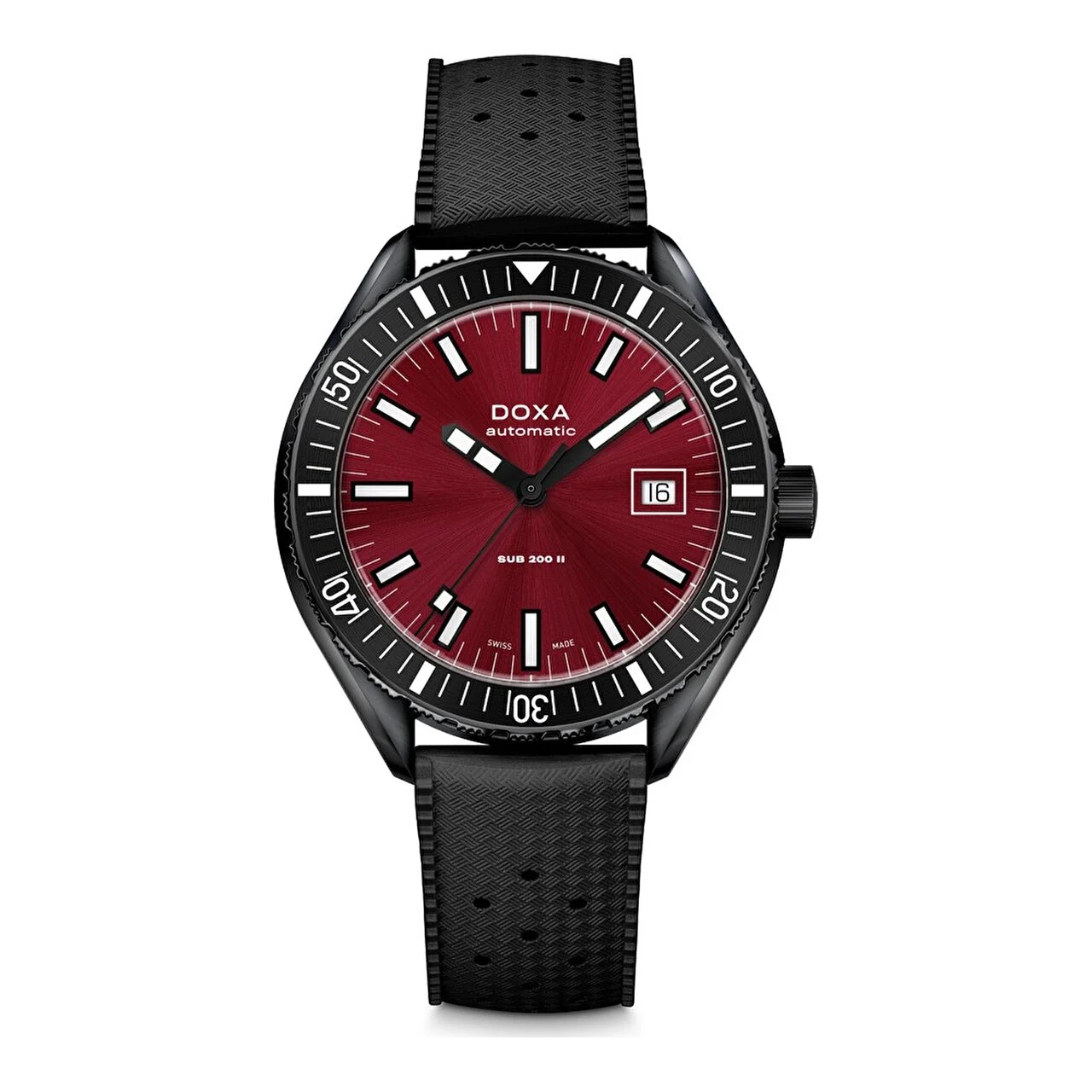 Doxa SUB 200 II Redcoral 795.70.161.20 44 mm kol saati