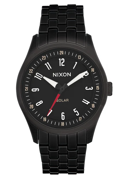 Nixon US Echo 38 - Black / Black A1413-004-00 kol saati