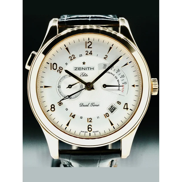 Zenith Grande Class RDM & Dual Time 210000046213 kol saati