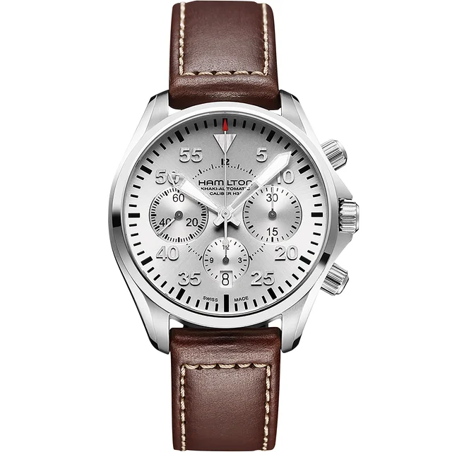 Hamilton Khaki Aviation Khaki Pilot Auto Chrono H64666555 kol saati
