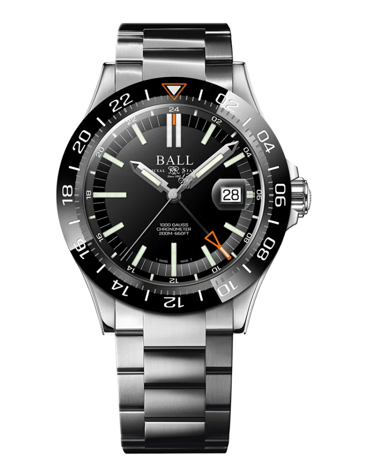 Ball Engineer III DG9002B-S1C-BK 40 mm kol saati