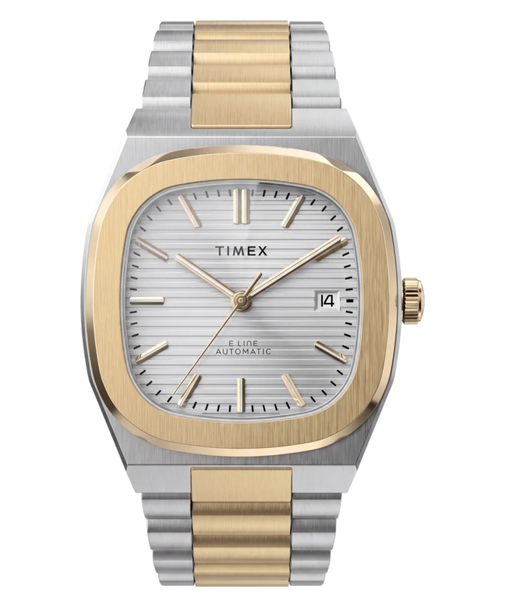 Timex Automatic E Line 38mm Stainless Steel Bracelet Watch TW6A00600VQ 38 mm kol saati