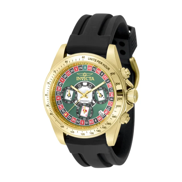 Invicta Speedway Watch - 39.5mm, Black (50873) kol saati