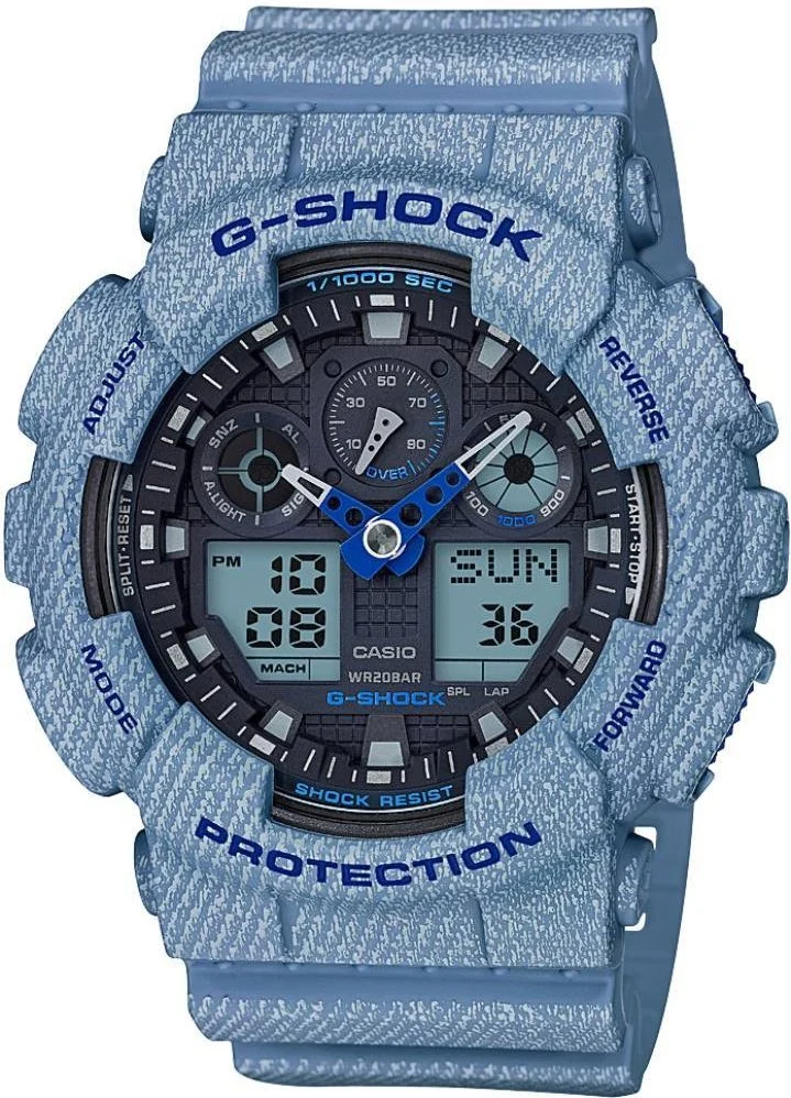 Casio G-shock Iconic GA-100DE-2ADR 51.2 mm kol saati