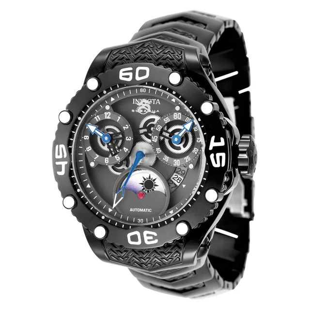 Invicta Subaqua Noma VIII Automatic Watch - 48.5mm, Black (47568) kol saati