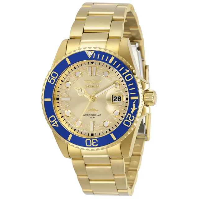 Invicta Pro Diver Currentvale Watch - 38mm, Gold (30485) kol saati