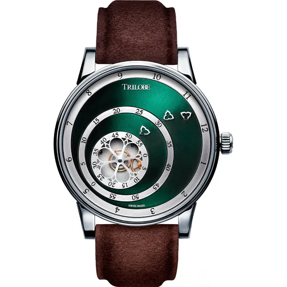Trilobe Les Matinaux Sunray Green Steel 38.5mm LM10VS kol saati