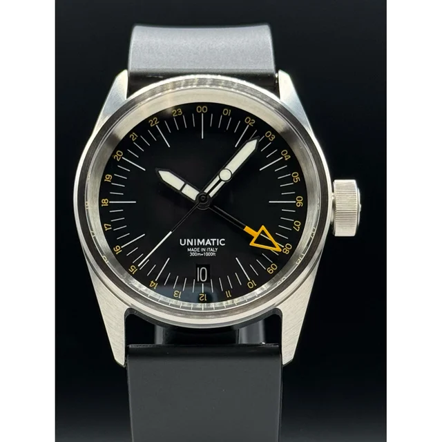 Unimatic Massena LAB U5S-ML26 GMT 36mm 210000084027 kol saati