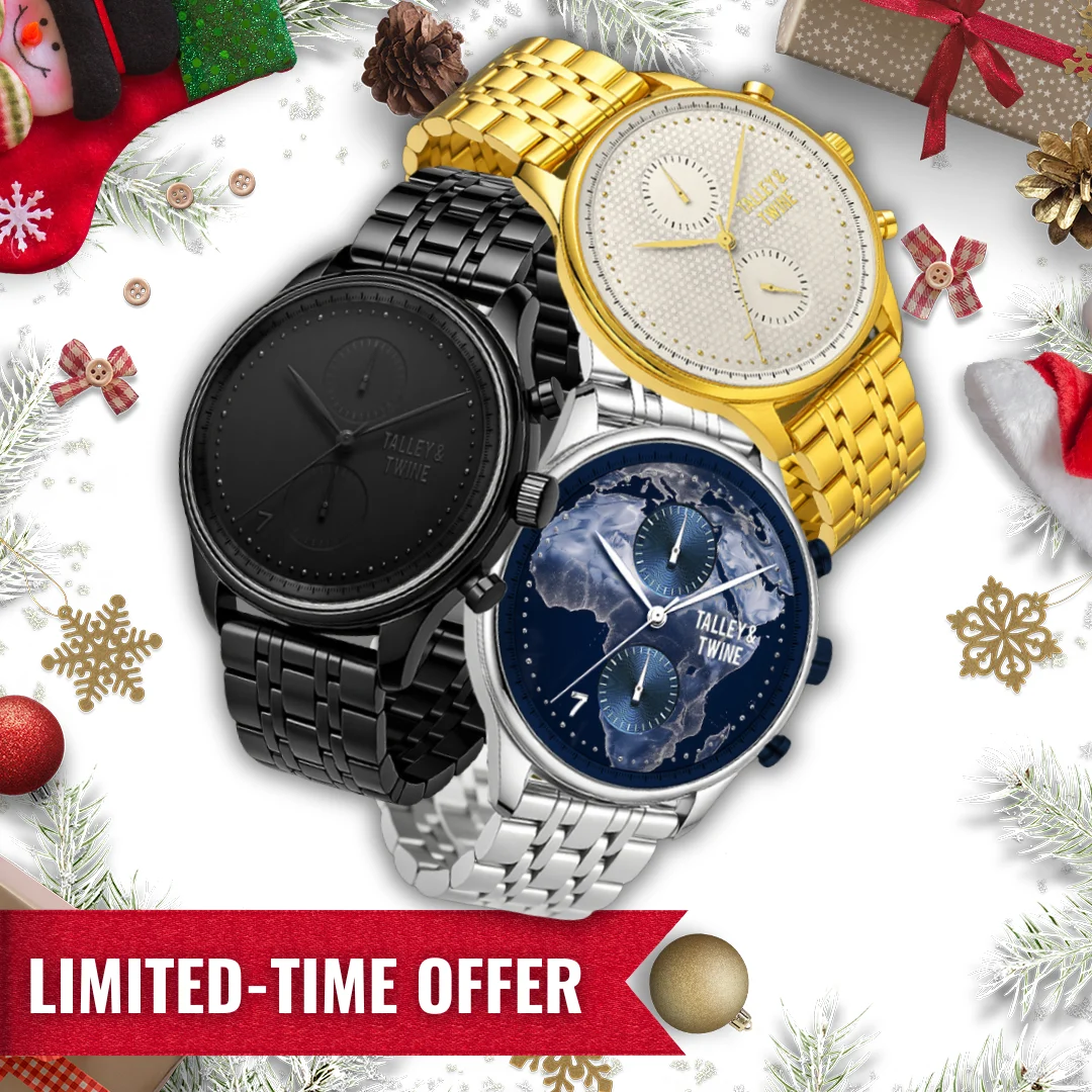 Talley & Twine Watch Company 46-GTL-TRIO-BUNDLE 46 mm kol saati